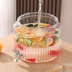 Acrylic Round Beverage Dispenser -5.6L
