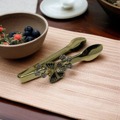 Butterfly Design Golden Tong-D4