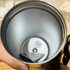 Stainless Steel Thermal Coffee Mug-Black Gold