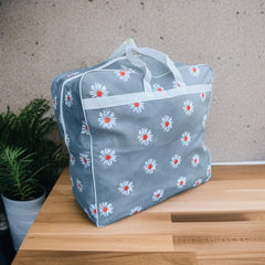 110GSM Non-Woven Luggage Bag (Grey Flower)