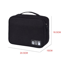 1 Pc Travel Electronic Digital Storage Bag (Navy Blue)