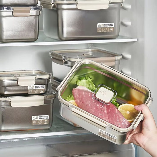 Stainless Steel 3 Pcs Lunch Box Set
