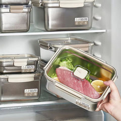 Stainless Steel 3 Pcs Lunch Box Set