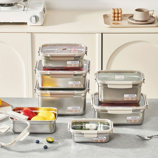 Stainless Steel 3 Pcs Lunch Box Set
