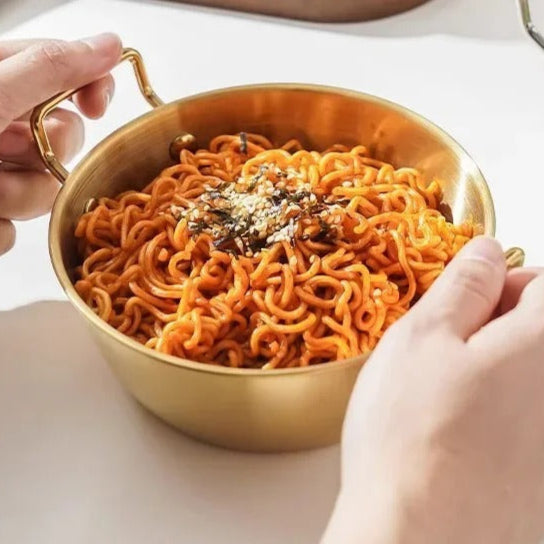 Stainless Steel Golden Snack Bowl