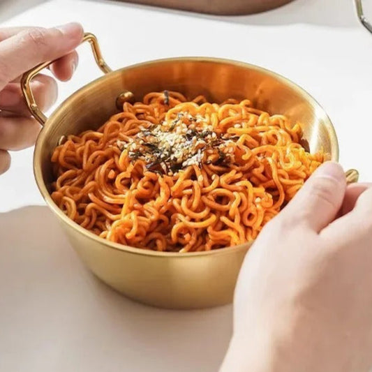 Stainless Steel Golden Snack Bowl