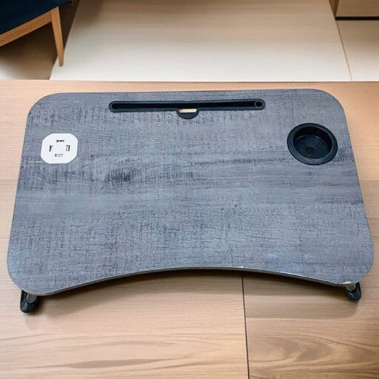 1 Pc Portable Folding Laptop Table(Grey)
