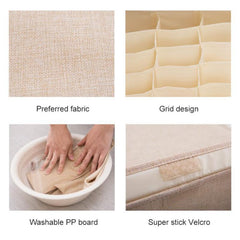 Washable Collapsible Fabric Storage Organize 10x1