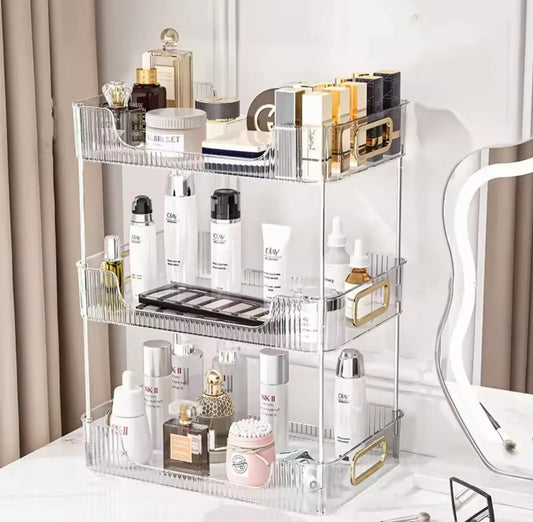 3-Tier Makeup Desk Organizer