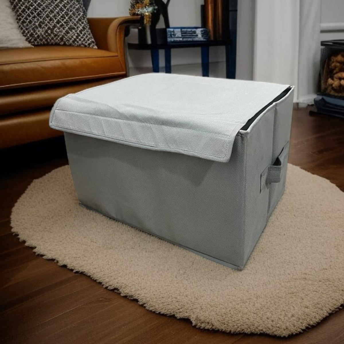 Collapsible Storage Box with Lid