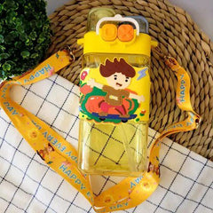 Happy Kids Dual Opening Bottle -Yellow