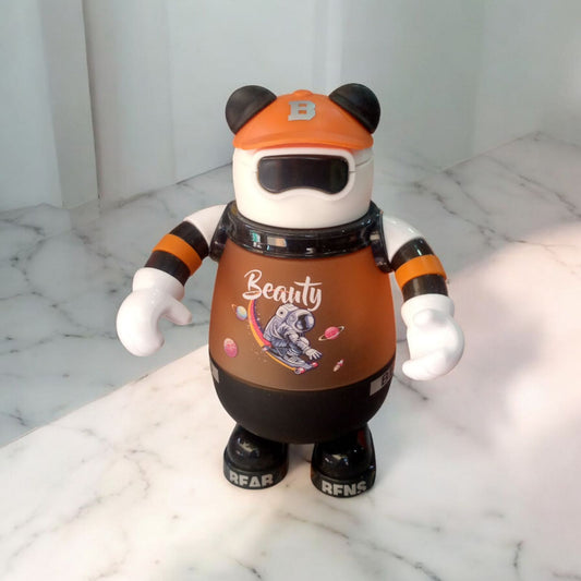 Dream Chaser Figurine Bottle-Orange and White