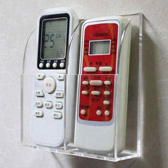Two Slot Acrylic Remote Holder-Transparent