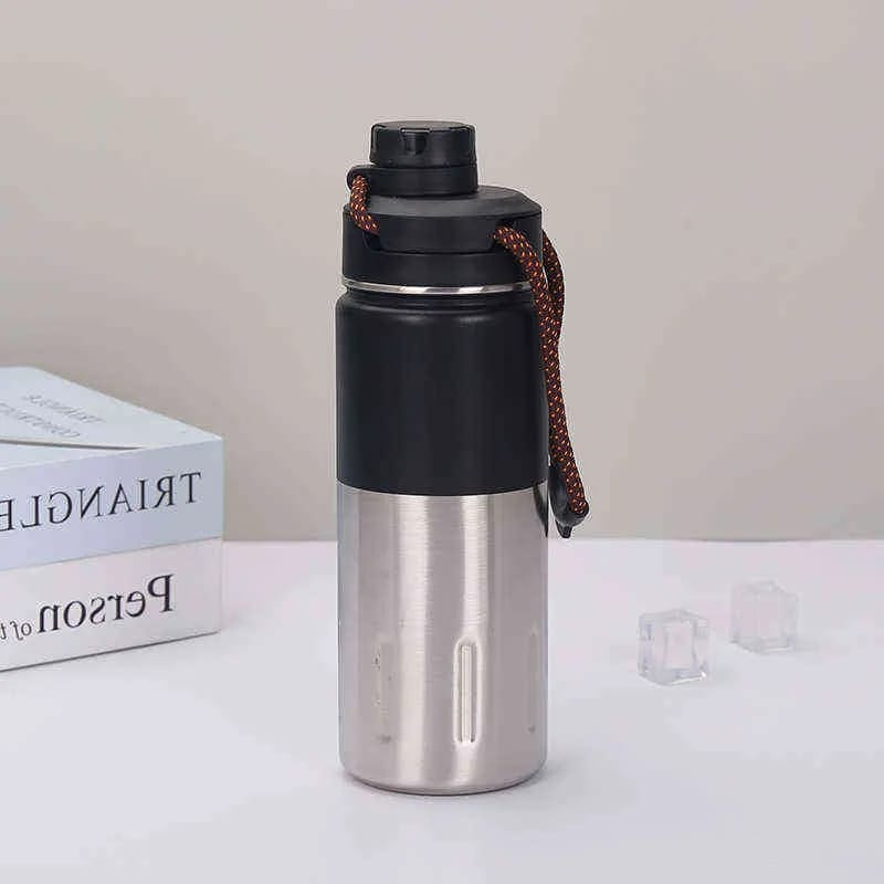 Double Tone Vacuum Bottle-Black