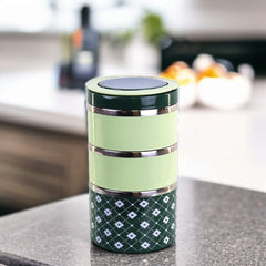 3 Layer Lunch Box-Green