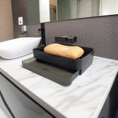 Wall Mounted Soap Holder with Tray