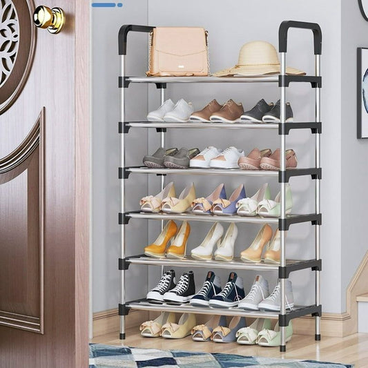 6 Layer Steel Shoe Rack Organizer