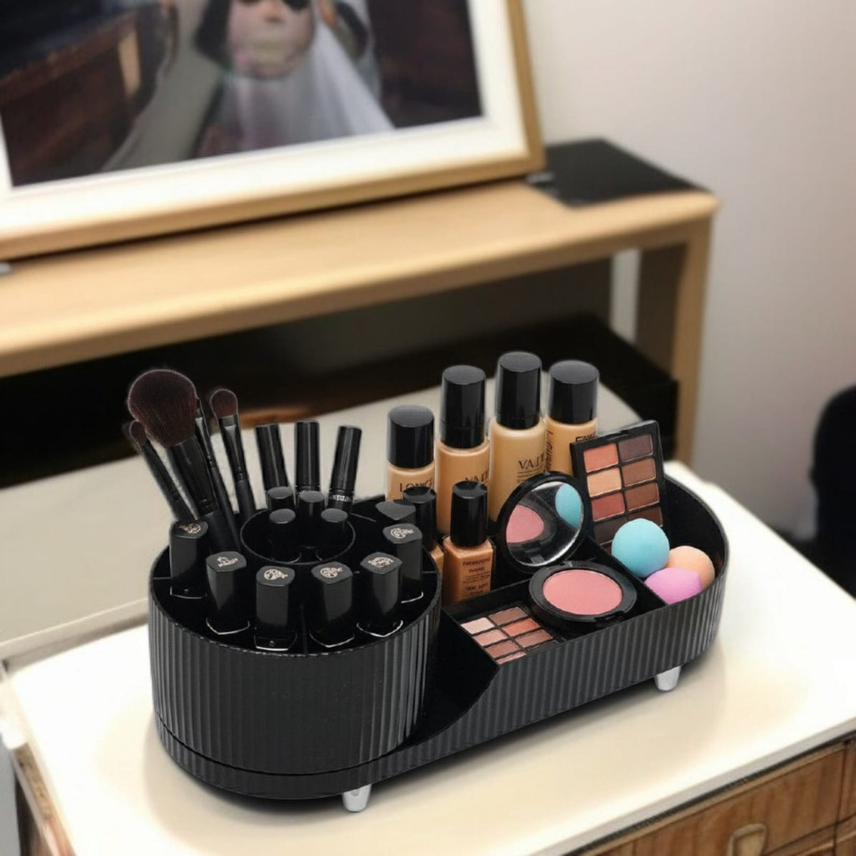 360°Rotating Cosmetics Storage Organizer