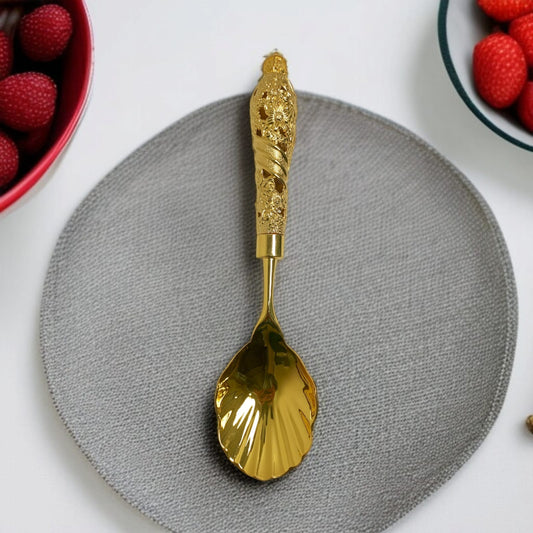 Golden Luxury Serving Spoon