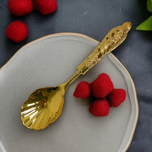 Golden Luxury Serving Spoon