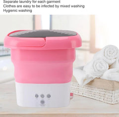 Portable Folding Washing Machine-Pink