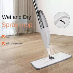 360 Degree Microfiber Floor Cleaning Water Spray Mop