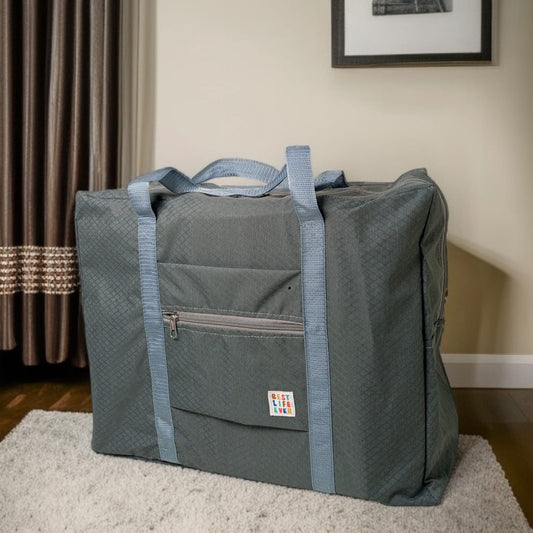 Foldable Clothes Storage Bag-Grey