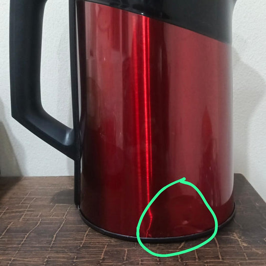 Stainless Steel Electric Kettle Red -Minor Damage