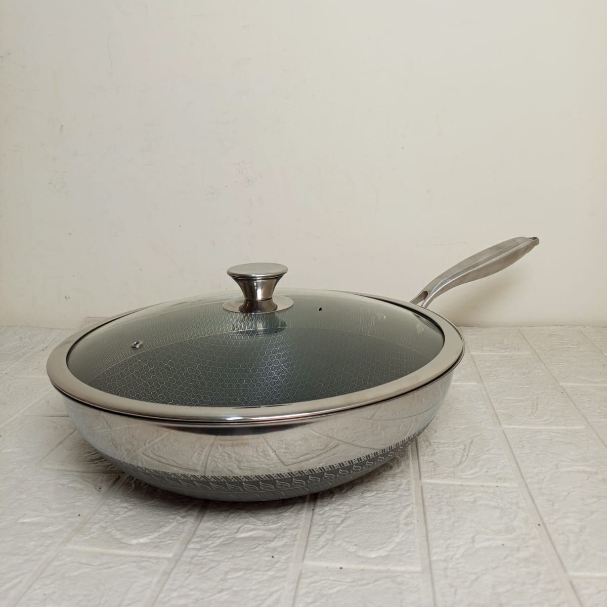 Double Side Laser Coating Pan-34cm