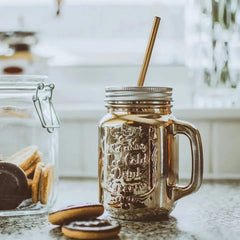 6 Pc Stainless Steel Straw
