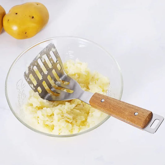 Wooden Handle Potato Masher