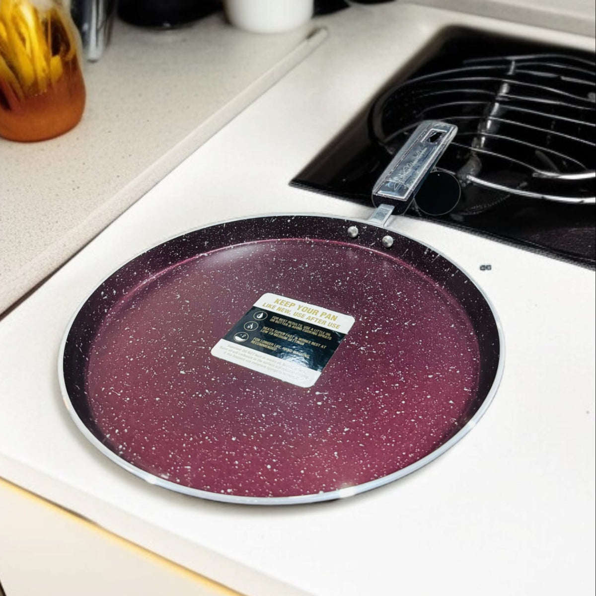 Xelent Non-Stick Hot Plate 33cm-Mehroon