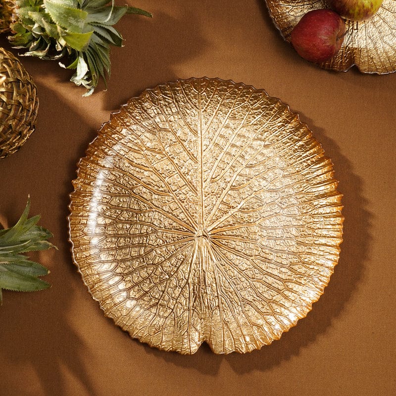 Golden Charger Plate Design 02