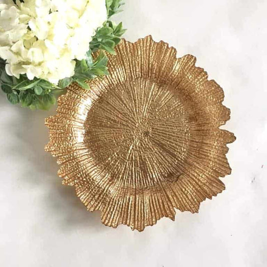 Golden Charger Plate Design 04