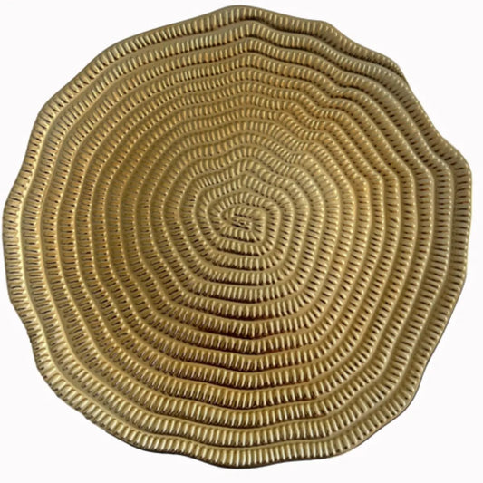 Golden Charger Plate Design 06