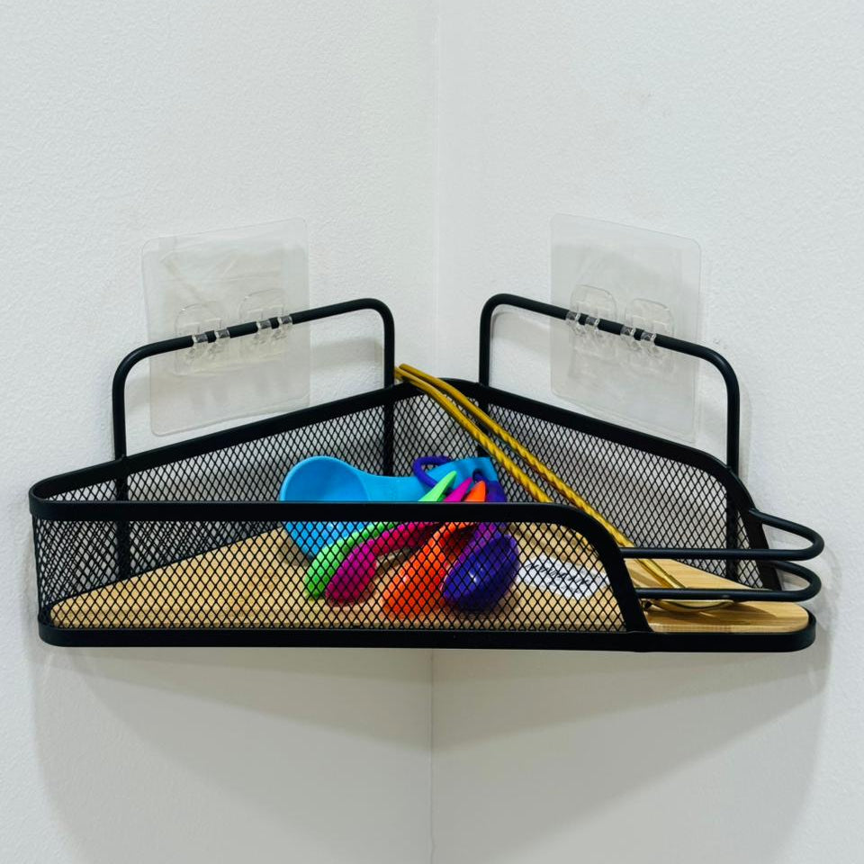 Metal Corner Rack -Black