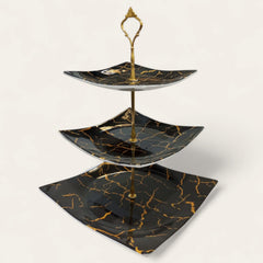 3 Tier Melamine Pastry Tray-D4