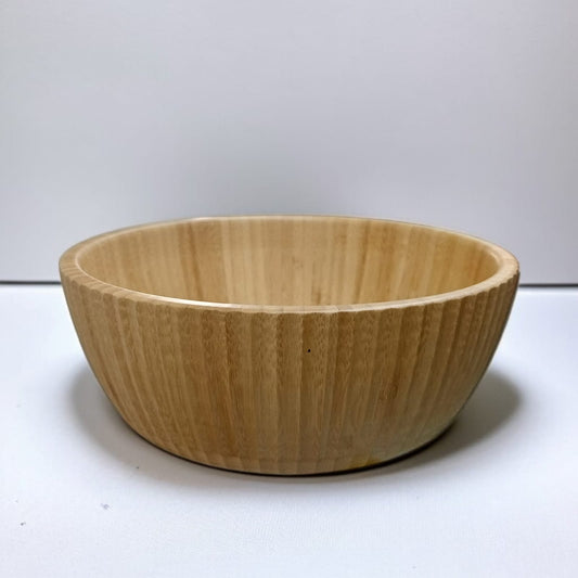 Bamboo Wooden Serving Bowl (Round)
