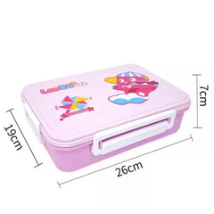 Cartoon Design Lunch Box-Pink