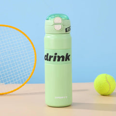 Dual Drink Water Bottle-Light Green