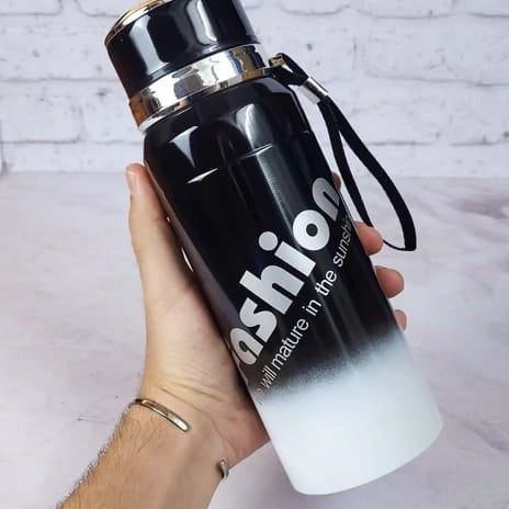 Stainless Steel Fashion Bottle-Black