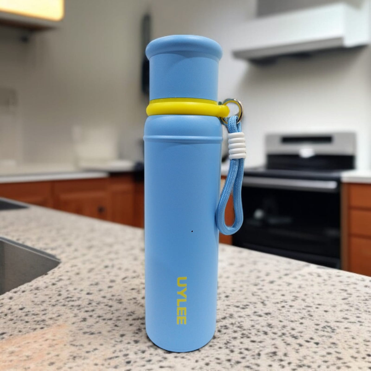 Sleek Hot & Cool Bottle-Blue