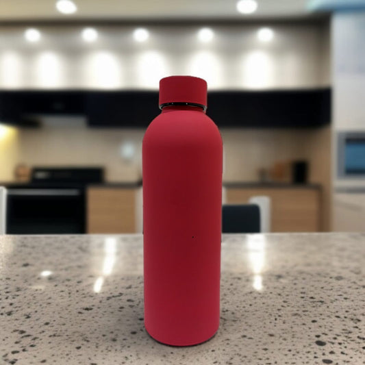 Matte Water Bottle-Red