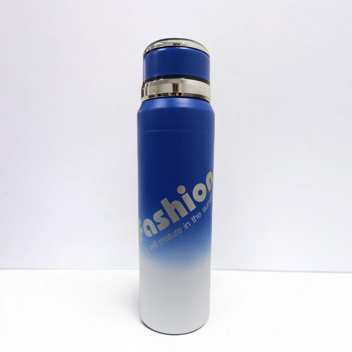 Stainless Steel Fashion Bottle Large-Blue