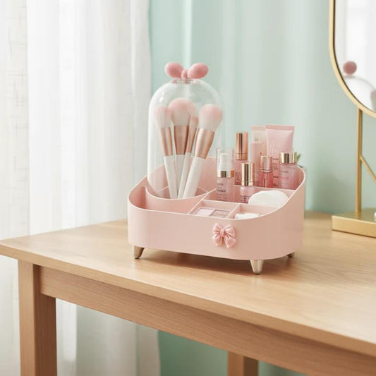 Multifunctional Makeup Storage Box-Pink