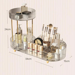 2-Layer Acrylic Makeup Storage Organizer