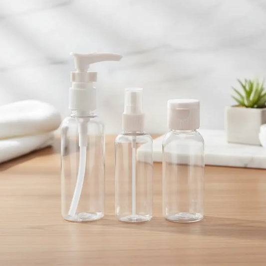 6 Pcs Travel Kit Set White