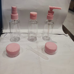 6 Pcs Travel kit Set Pink