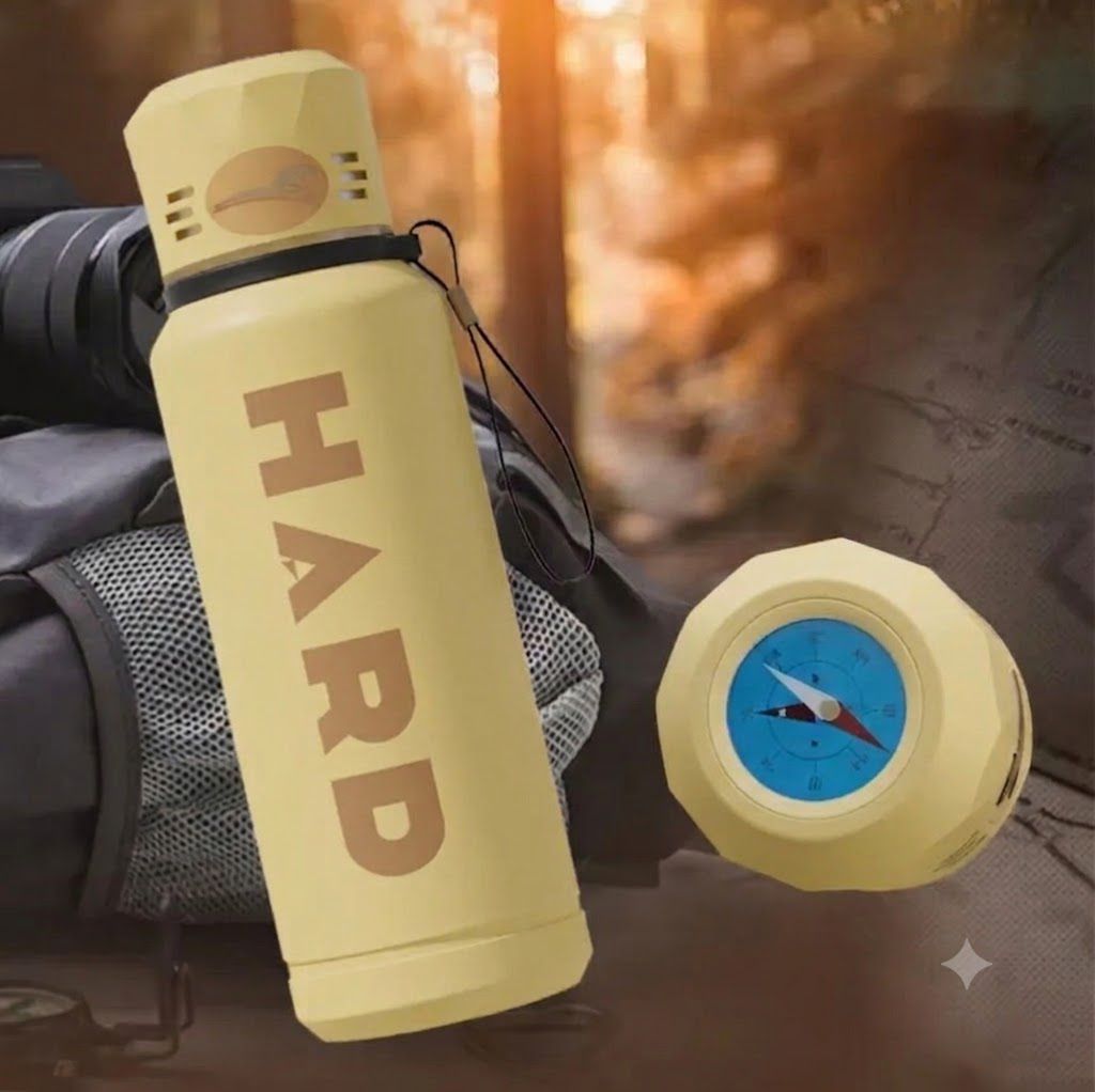 Vacuum-Insulated Bottle with Compass -1000ML