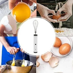 3-Speeds cordless Rechargeable Hand Mixer